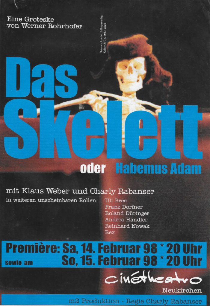 Das Skelett oder Habemus Adam (Februar 1998)