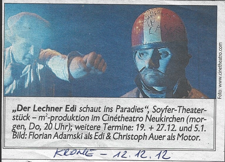 Der Lechner Edi schaut ins Paradies (Dezember 2012)