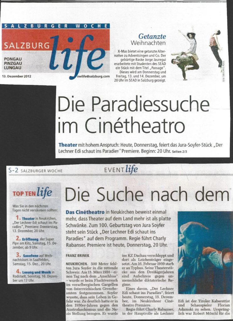 Der Lechner Edi schaut ins Paradies (Dezember 2012)