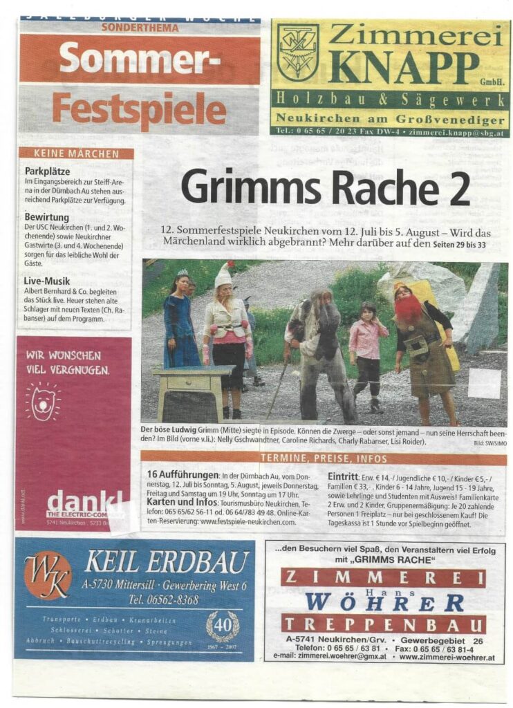 Grimms Rache Teil II (Juli 2007) Grimms Rache Teil II (Juli 2007)