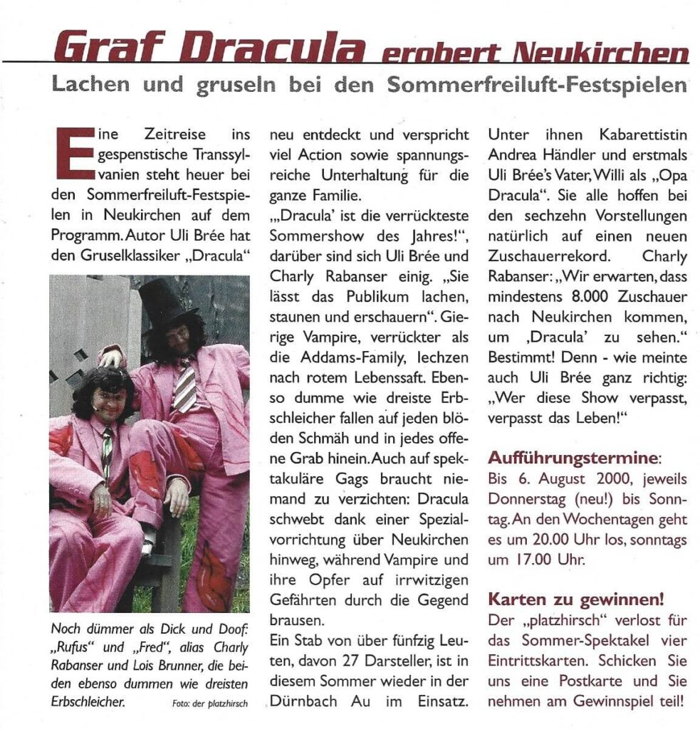 Dracula (Juli 2000)