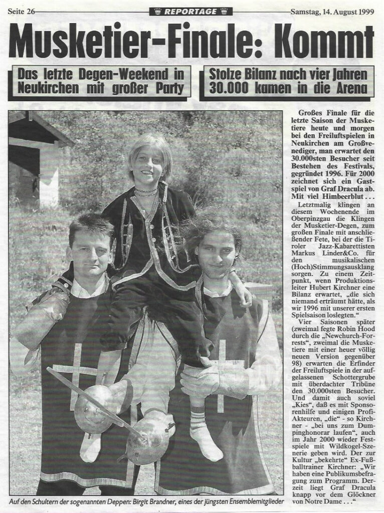 Die 3 Musketiere II (Juli 1999)