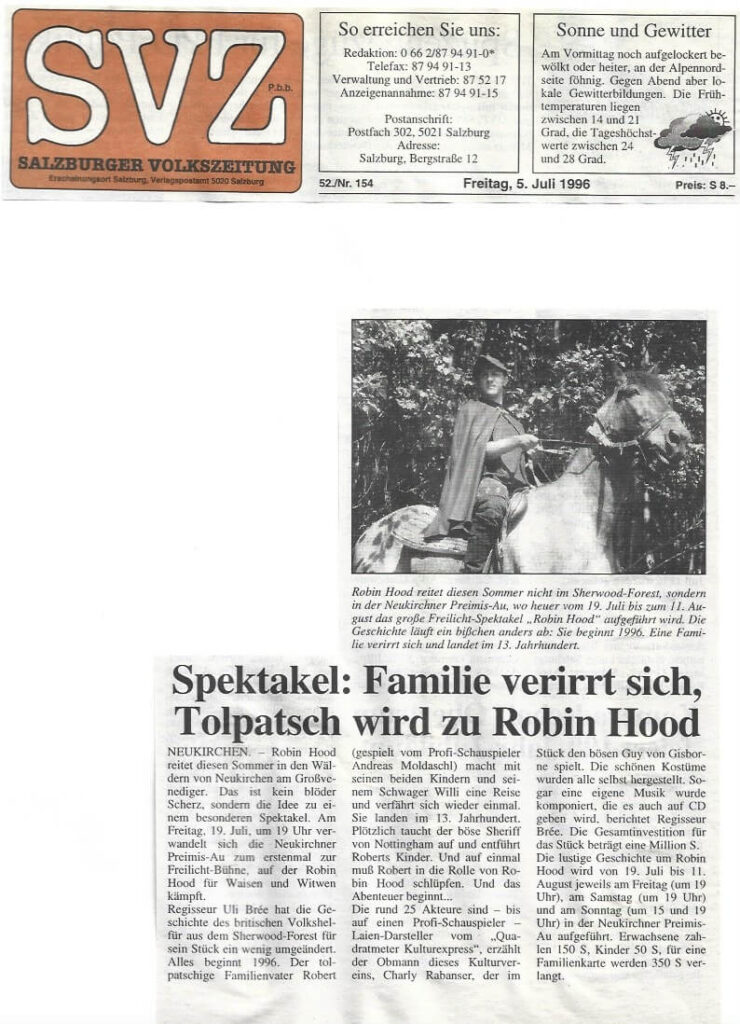 Robin Hood (Juli 1996) Robin Hood (Juli 1996)