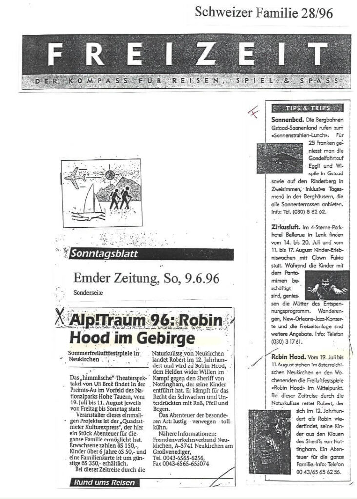 Robin Hood (Juli 1996) Robin Hood (Juli 1996)