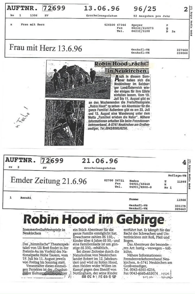 Robin Hood (Juli 1996) Robin Hood (Juli 1996)
