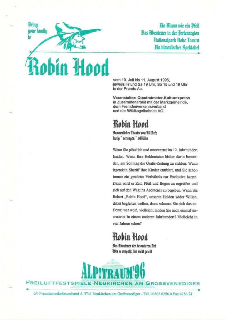 Robin Hood (Juli 1996) Robin Hood (Juli 1996)