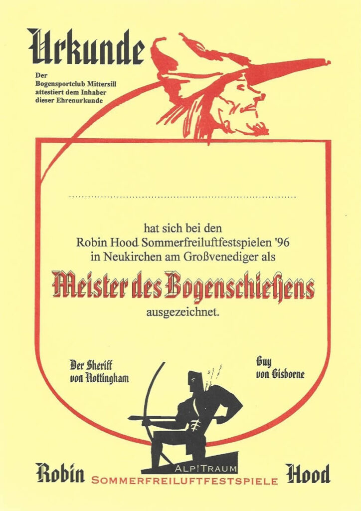 Robin Hood (Juli 1996) Robin Hood (Juli 1996)