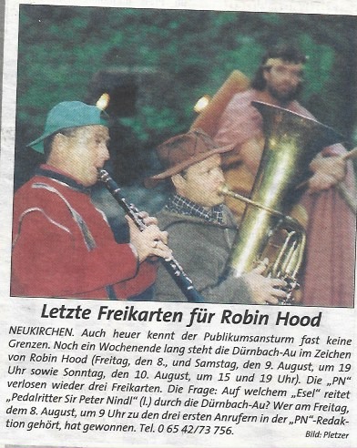 Robin Hood II (Juli 1997) Robin Hood II (Juli 1997)