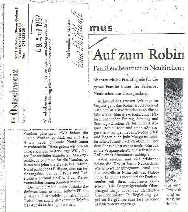 Robin Hood II (Juli 1997) Robin Hood II (Juli 1997)