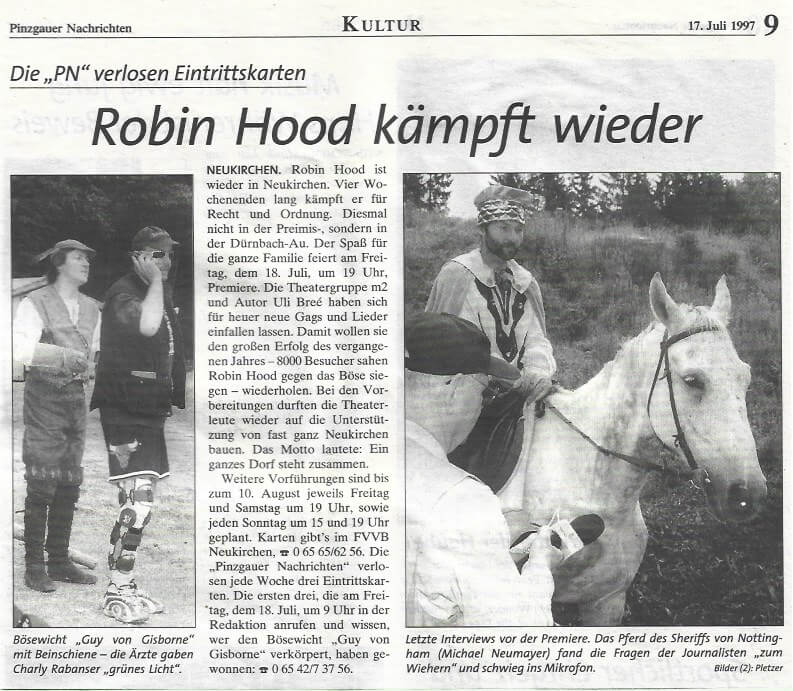 Robin Hood II (Juli 1997) Robin Hood II (Juli 1997)
