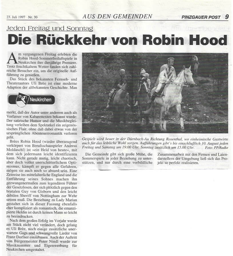Robin Hood II (Juli 1997) Robin Hood II (Juli 1997)