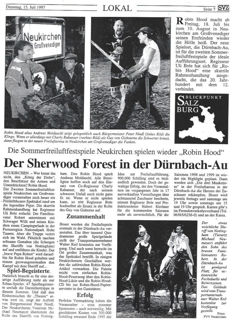 Robin Hood II (Juli 1997) Robin Hood II (Juli 1997)