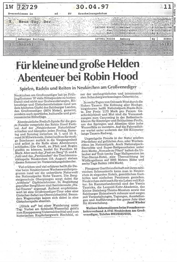 Robin Hood II (Juli 1997) Robin Hood II (Juli 1997)