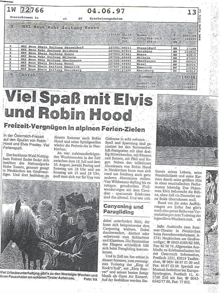 Robin Hood II (Juli 1997) Robin Hood II (Juli 1997)