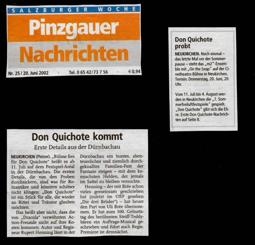 Don Quichote I (Juli 2002) Don Quichote I (Juli 2002)