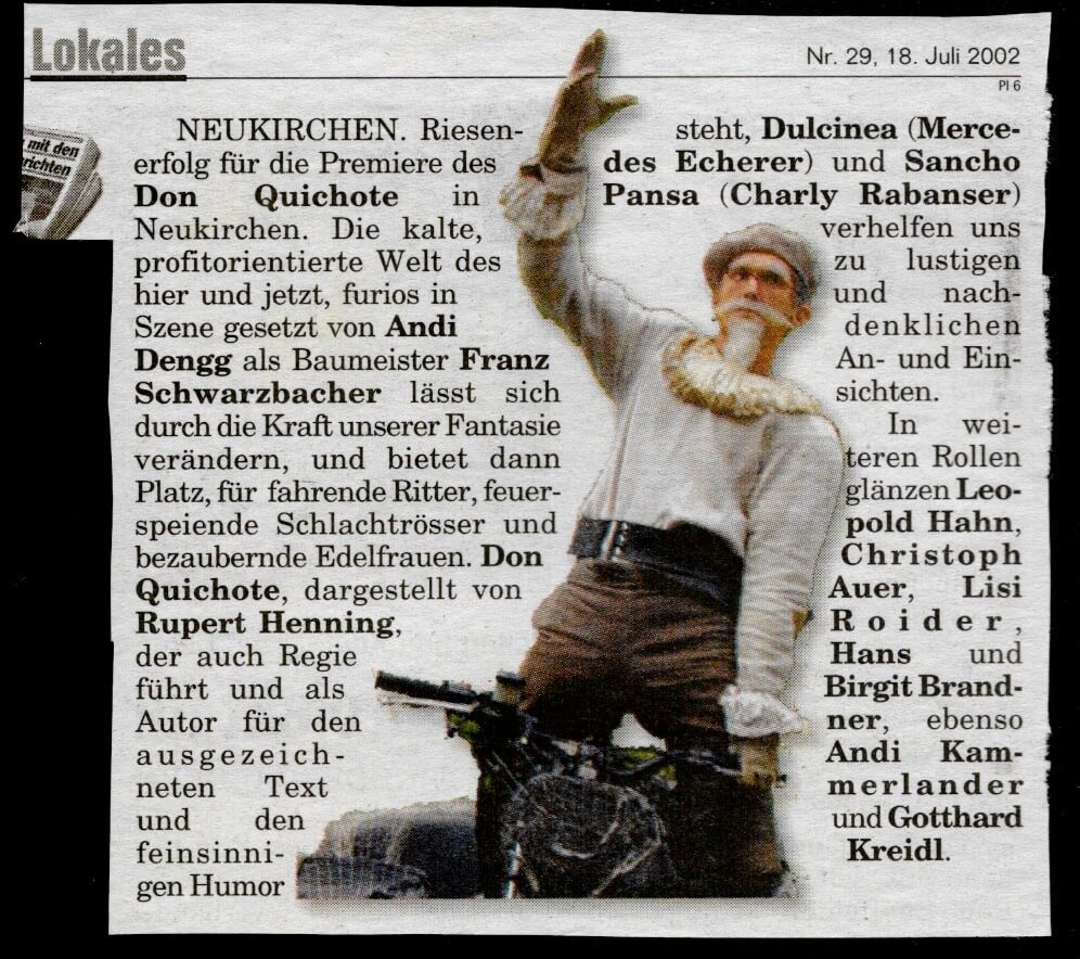 Don Quichote I (Juli 2002) Don Quichote I (Juli 2002)