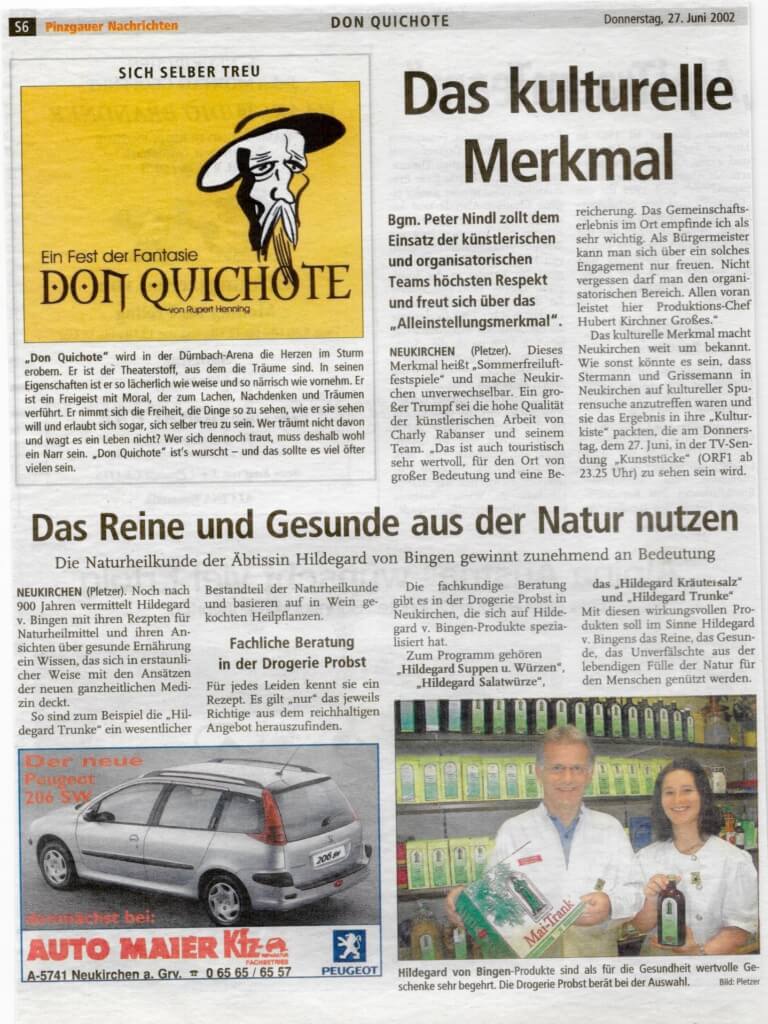 Don Quichote I (Juli 2002) Don Quichote I (Juli 2002)