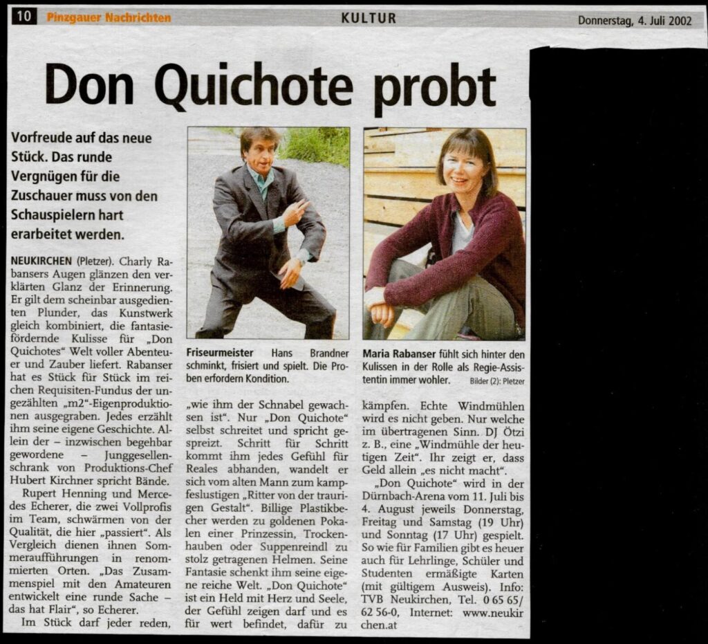 Don Quichote I (Juli 2002) Don Quichote I (Juli 2002)