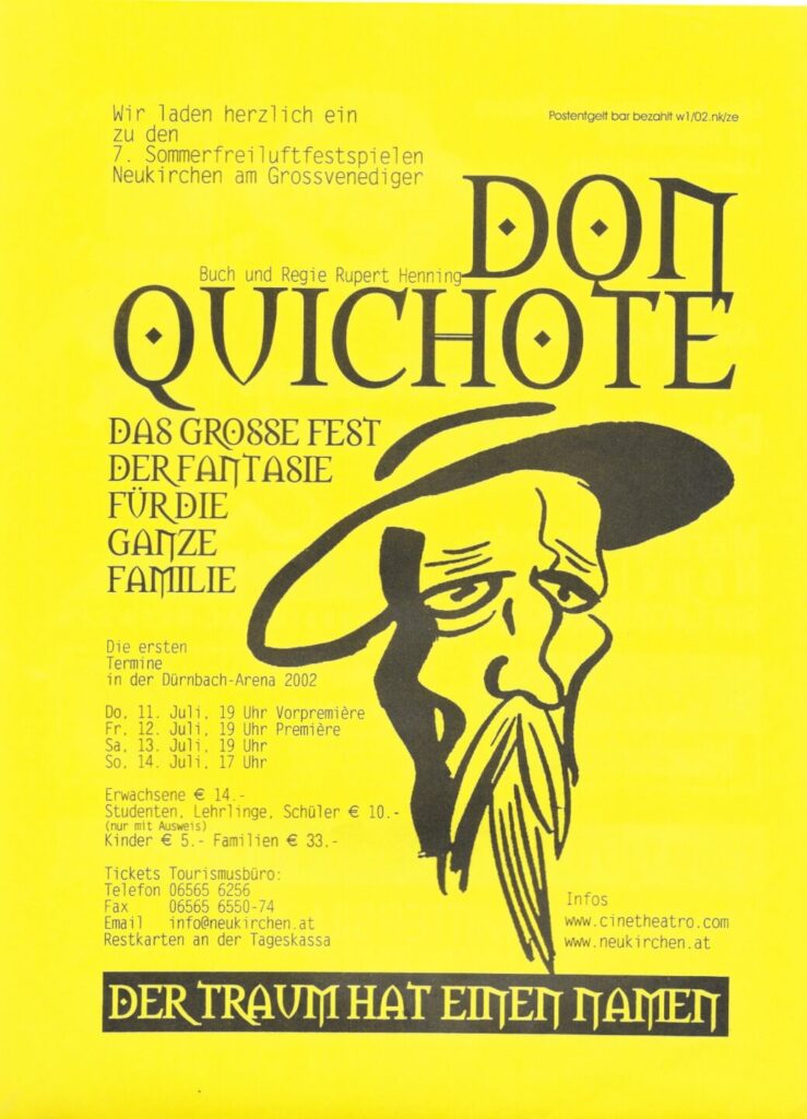 Don Quichote I (Juli 2002) Don Quichote I (Juli 2002)