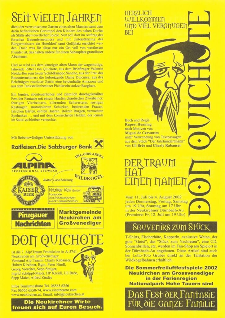 Don Quichote I (Juli 2002) Don Quichote I (Juli 2002)