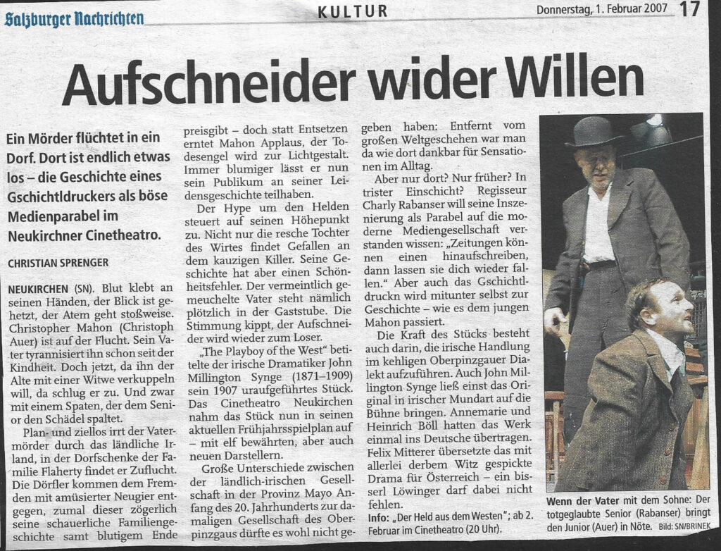 Der Held aus dem Westen (Jänner 2007) Der Held aus dem Westen (Jänner 2007)