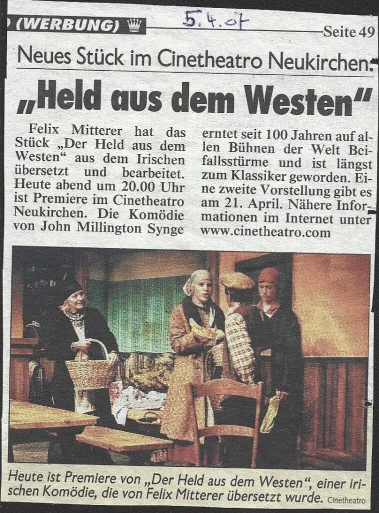 Der Held aus dem Westen (Jänner 2007) Der Held aus dem Westen (Jänner 2007)