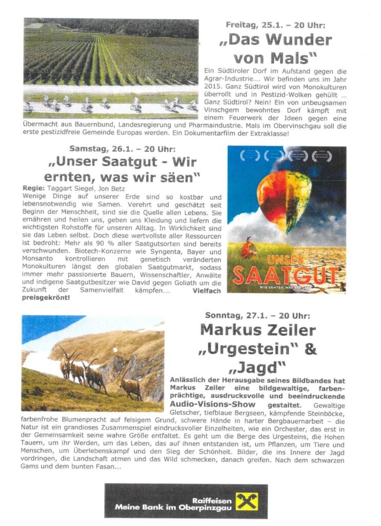 Bauernfilmtage 2017 - 2019 Bauernfilmtage 2017 - 2019