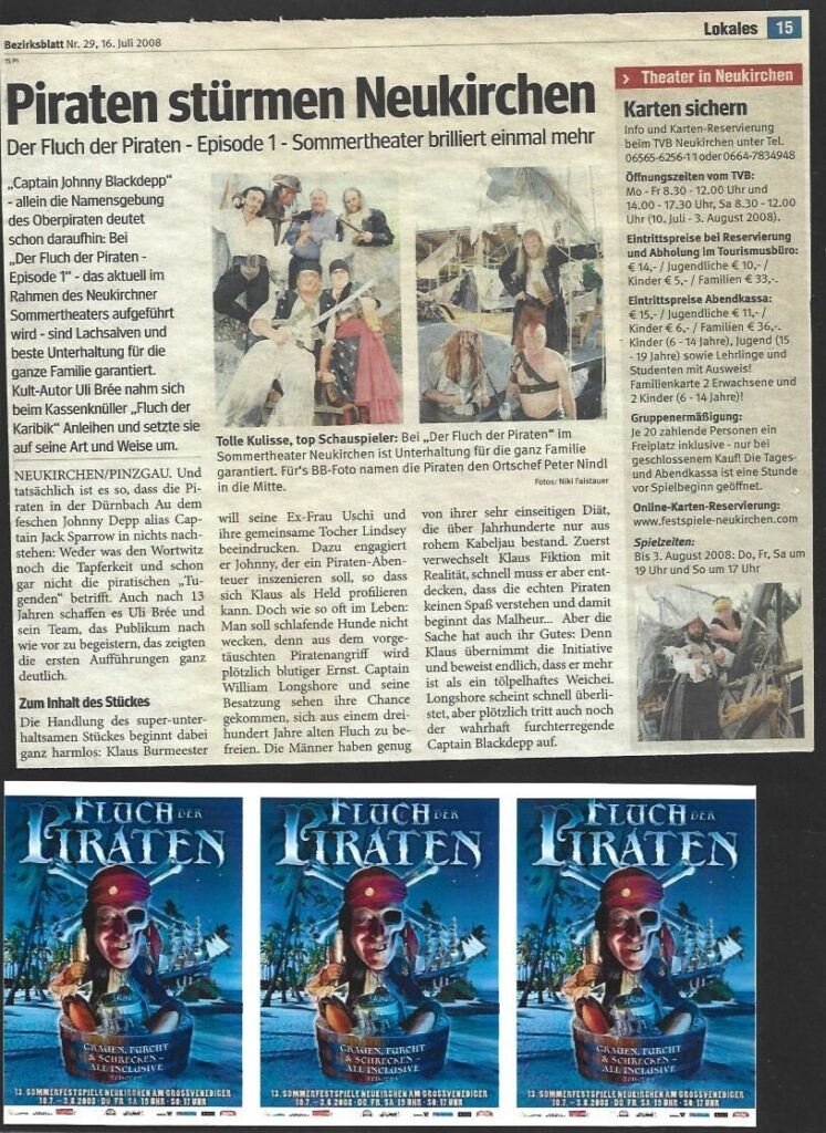 Fluch der Piraten I (Juli 2008)