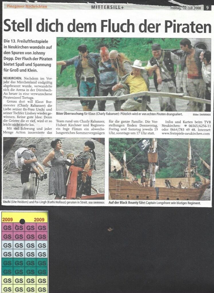 Fluch der Piraten I (Juli 2008)