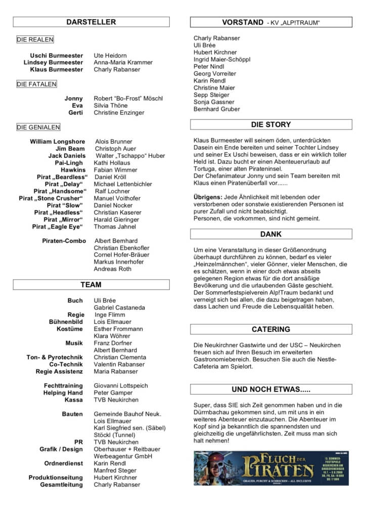 Fluch der Piraten I (Juli 2008)