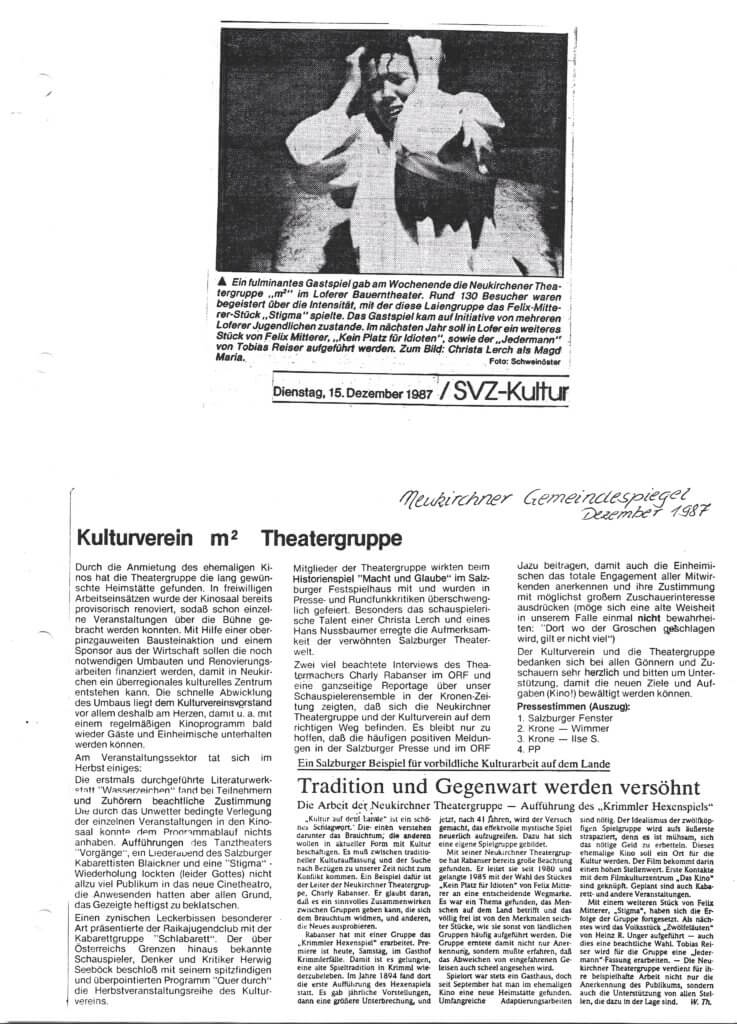 Stigma (Juni 1987)